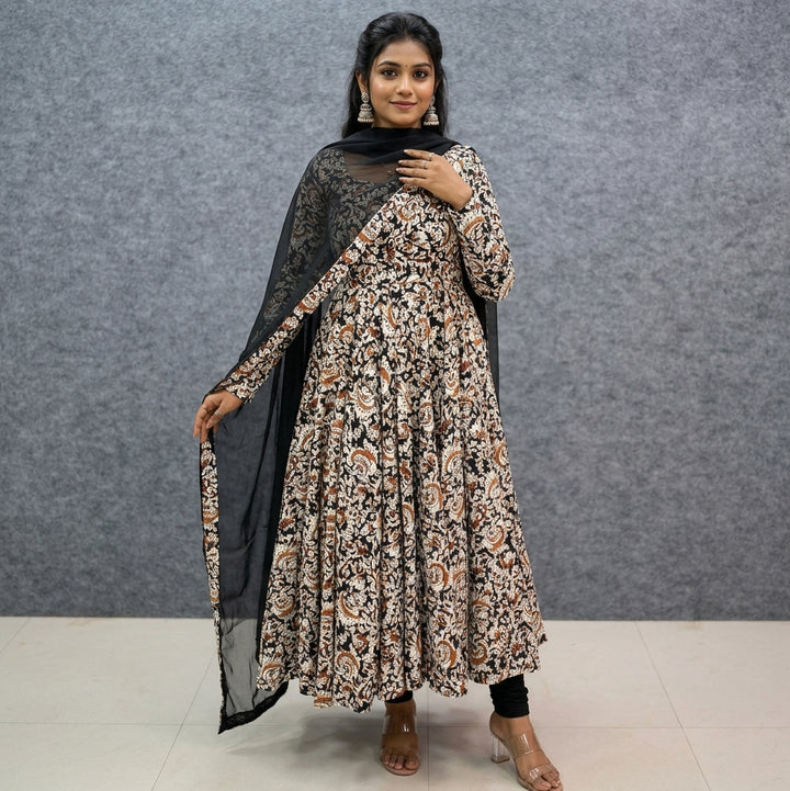 Ready To Wear Printed Gown &amp; Dupatta Set Collection For Women