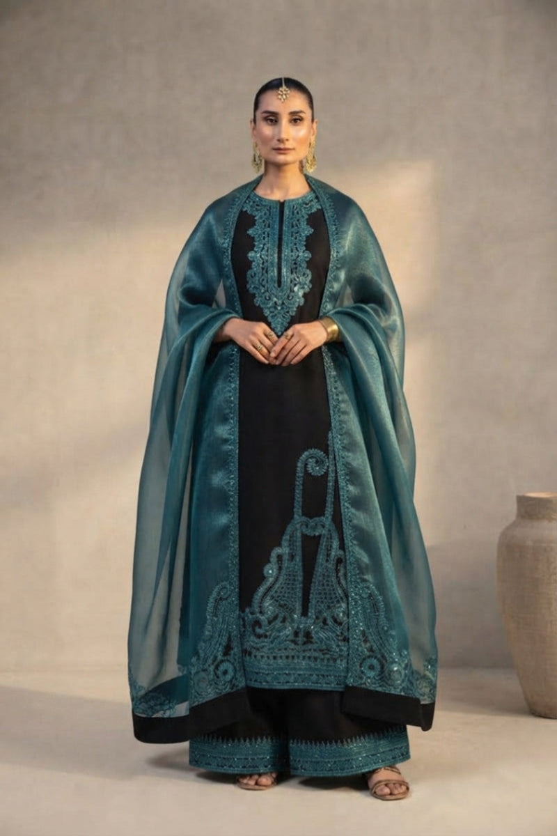 Luxury Embroidered Formal Suit | Ready to Wear