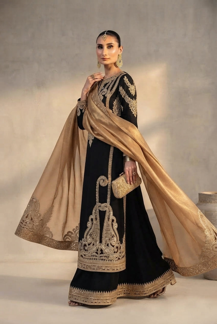 Luxury Embroidered Formal Suit | Ready to Wear
