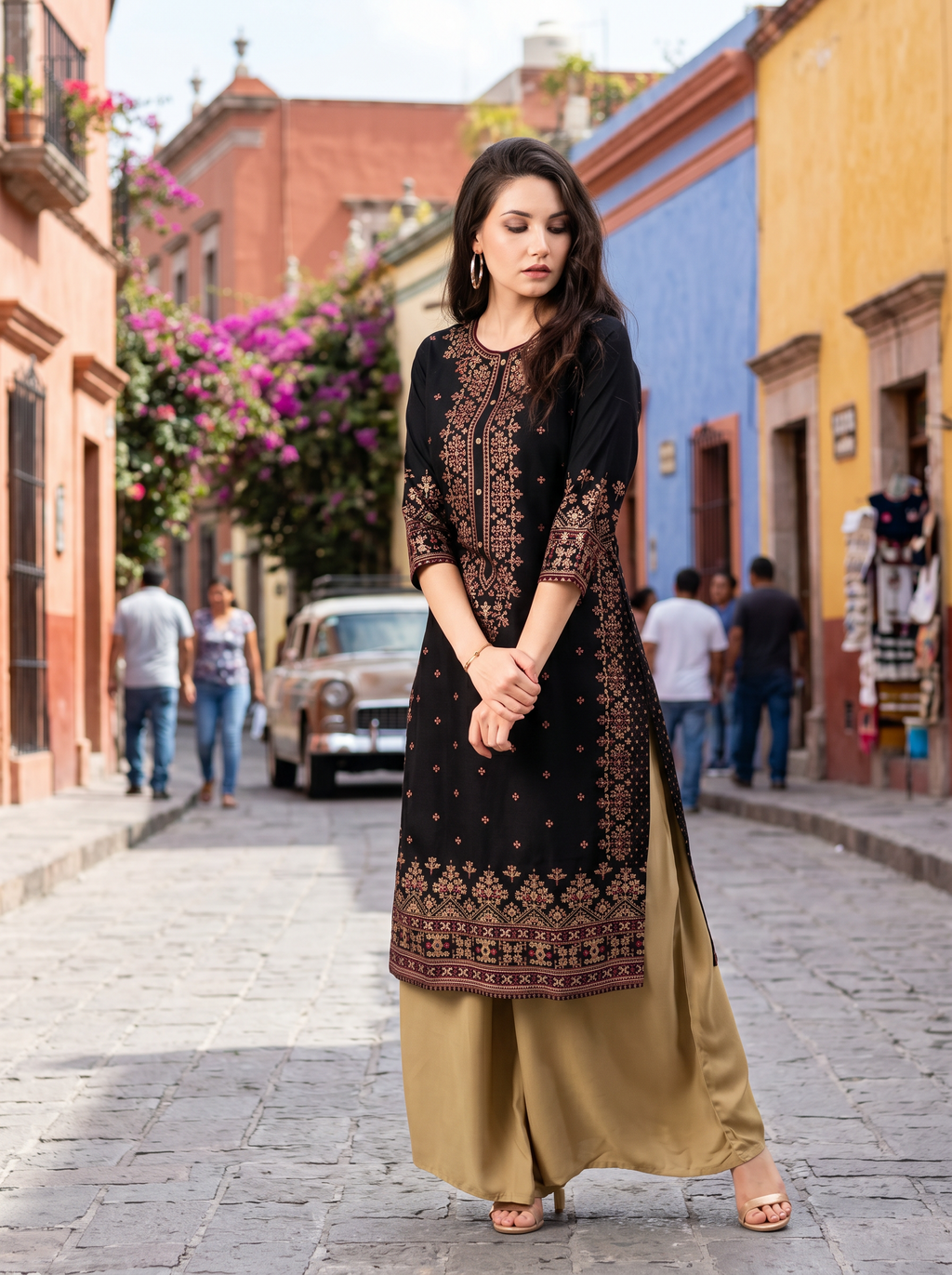 Ready To Wear Palazzo 2 Piece Suit