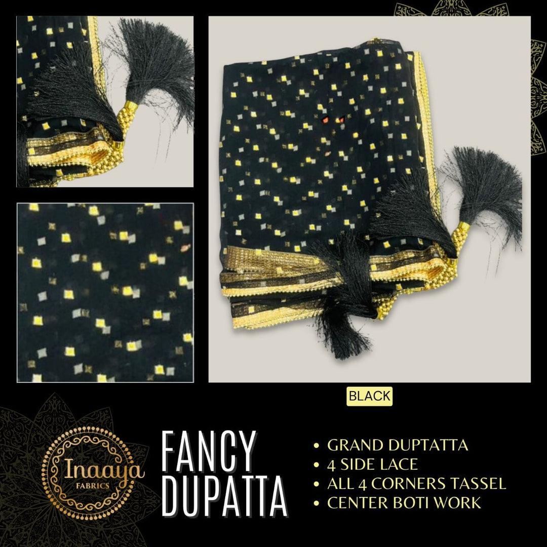 FANCY DUPATTA DESIGN BY INAAYA COLLECTION