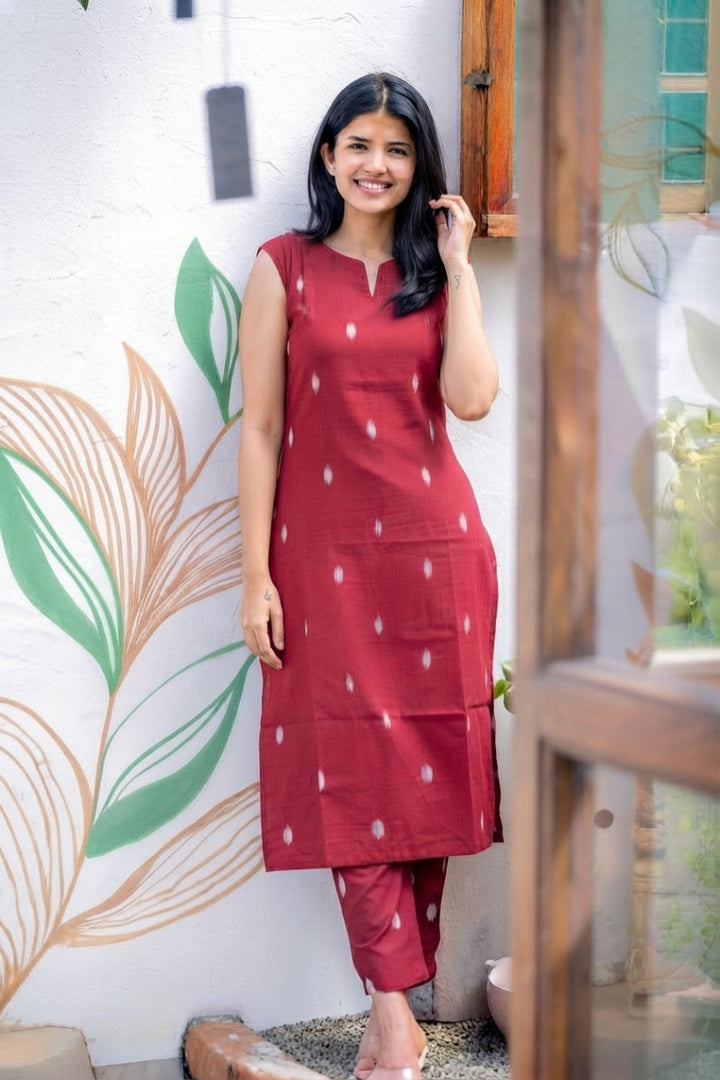 Women Printed Sleeveless 2 Piece Set Casual Co-ord Outfit | Baju Set Wanita Sleeveless Top &amp; Bottom