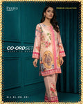 Peach Paisley Floral Co-ord Set