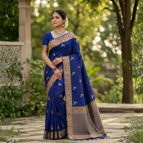 Heavy Elegant Printed Soft  Silk Saree  Collection For Women