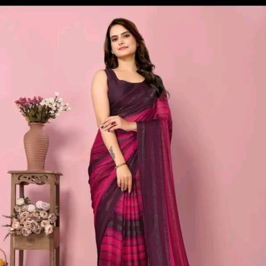 Printed  Beautiful  Silk Saree For Women