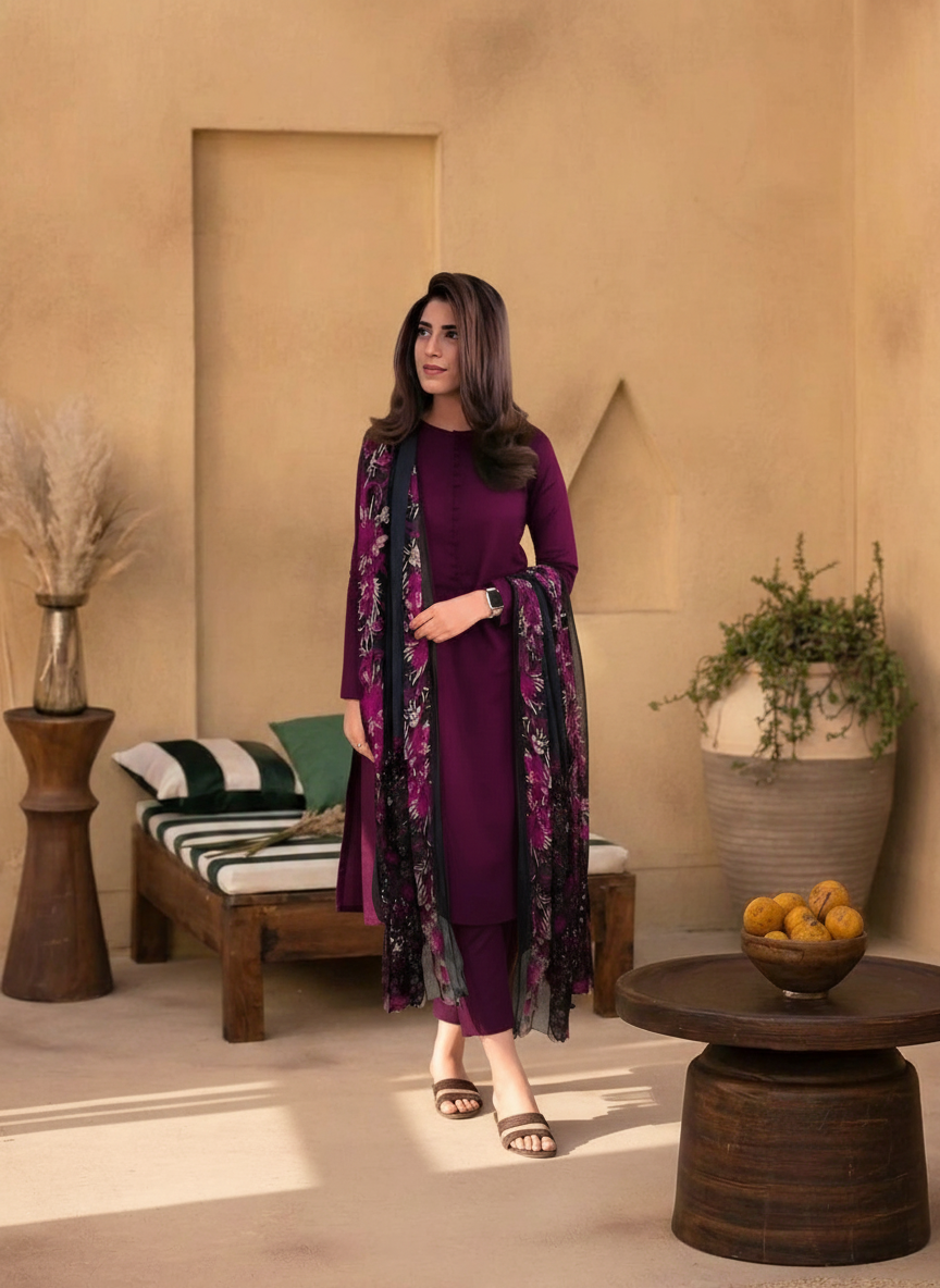 3PC RTW | TOP | DUPATTA | BOTTOM