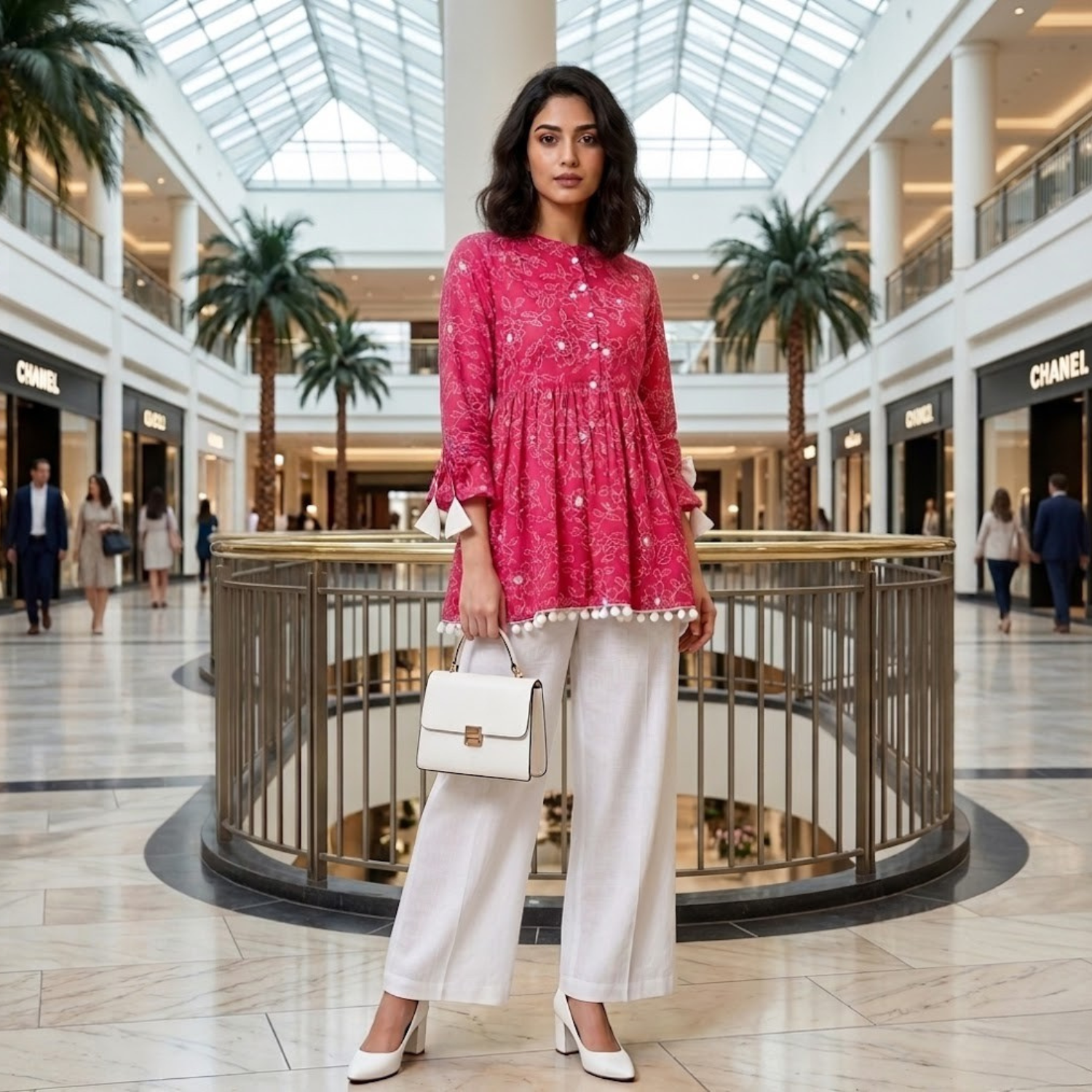 Designer Printed Cotton Tops Collection For Women