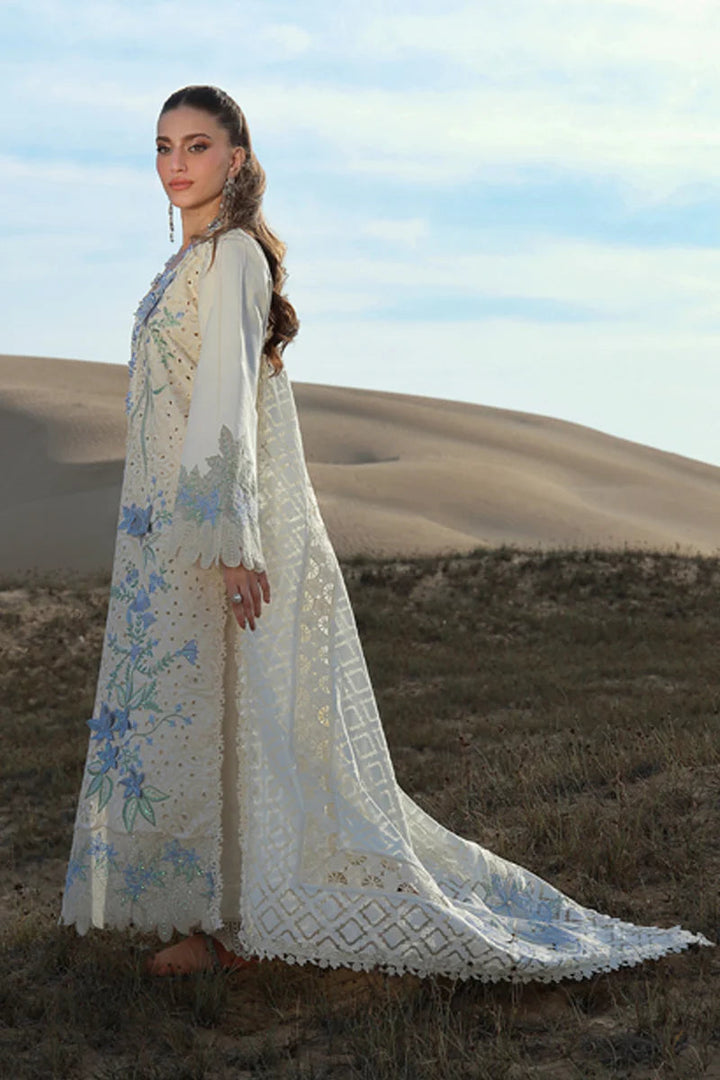 03-Piece Embroidered Lawn Suit WIth Borsha Dupatta | Ready To Wear