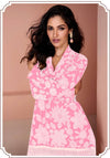 Georgette Embroidered Party Wear Salwar Suit