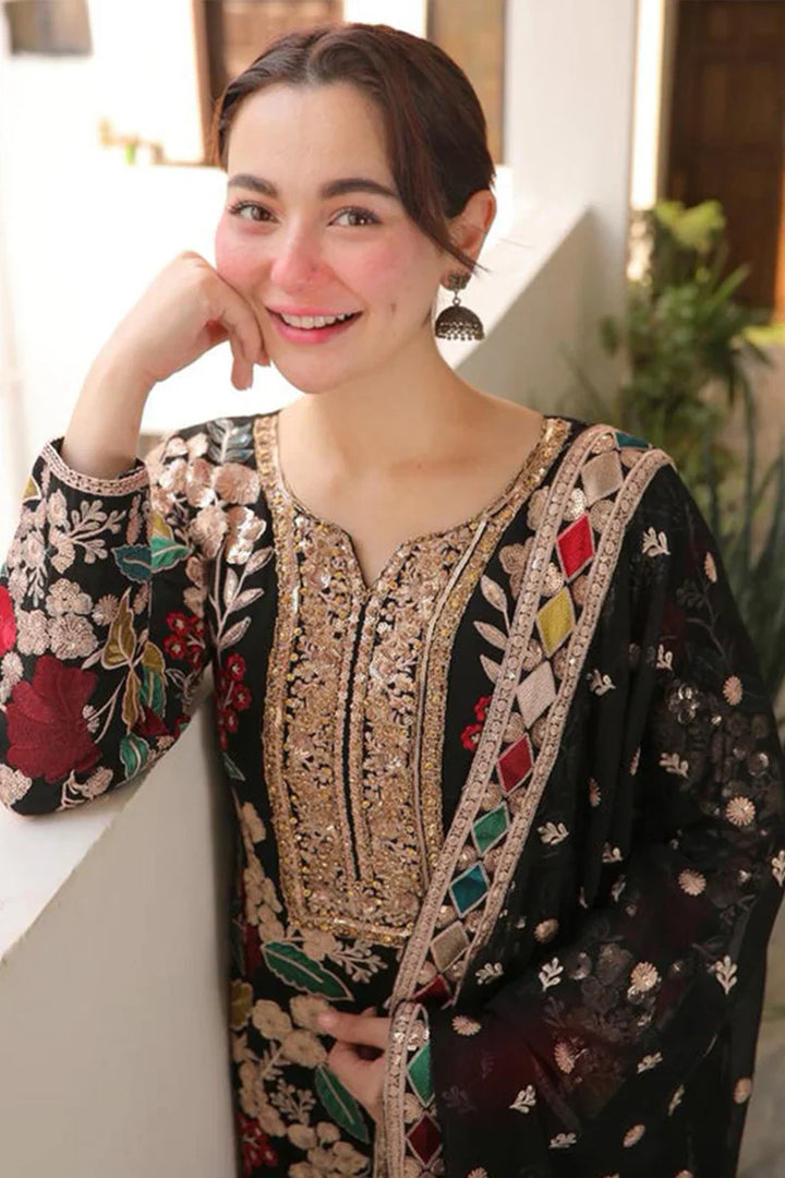 Velvet Handwork Salwar Kameez with Dupatta