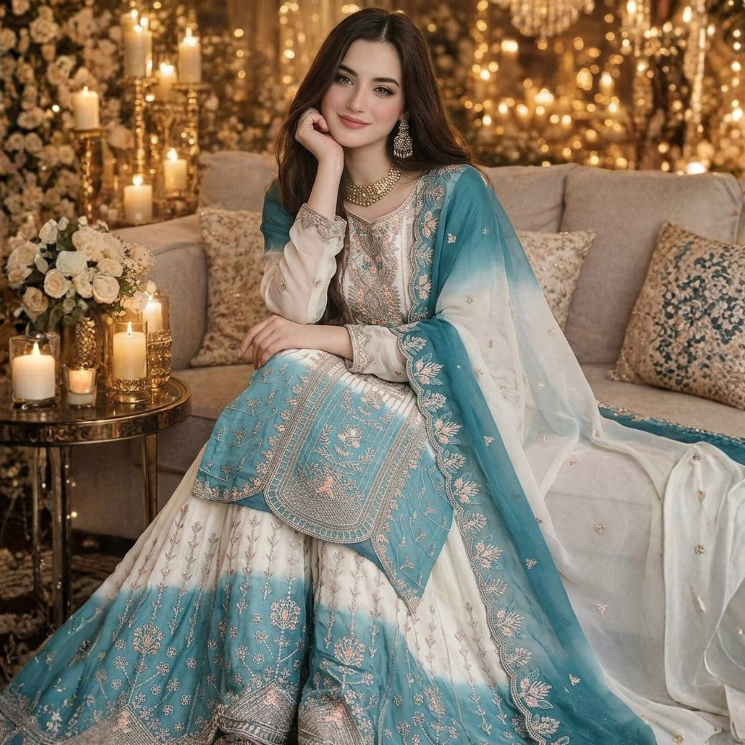 3 Piece Ready to Wear Embroidery Suit