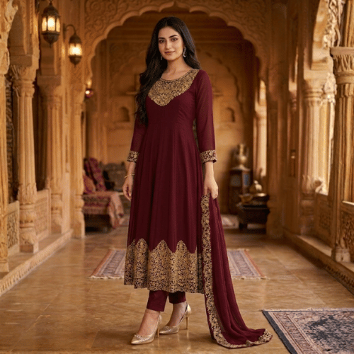 Embroidery Stunning 3PCS  Suit  Collection For Women