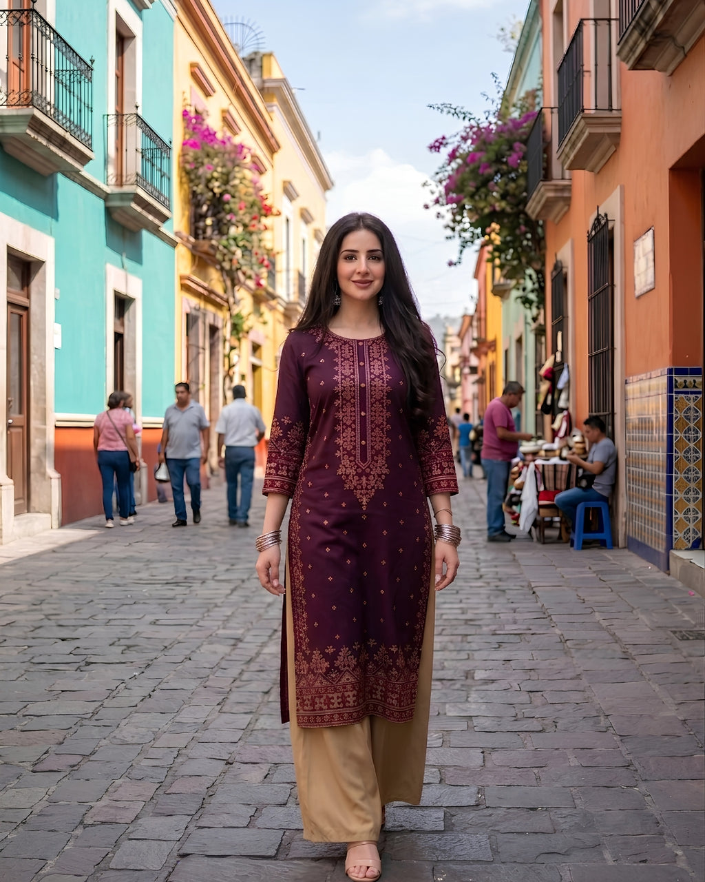 Ready To Wear Palazzo 2 Piece Suit
