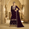 Luxurious Velvet Embroidered Set