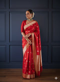 Maharani Collection: Exquisite Jacquard Silk Saree with Grand Pallu