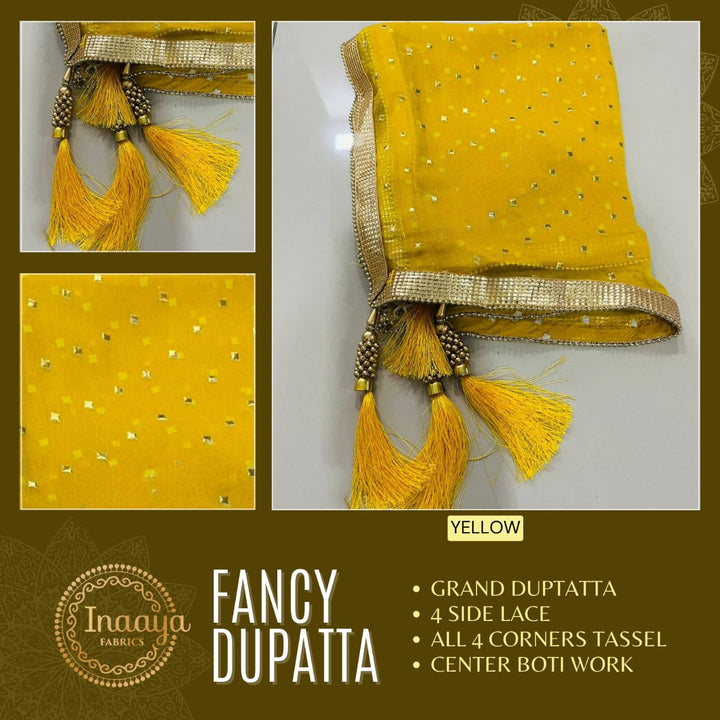 FANCY DUPATTA DESIGN BY INAAYA COLLECTION