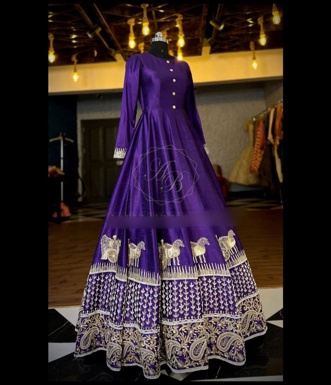 FANCY GOWN WITH  WORK DUPATTA