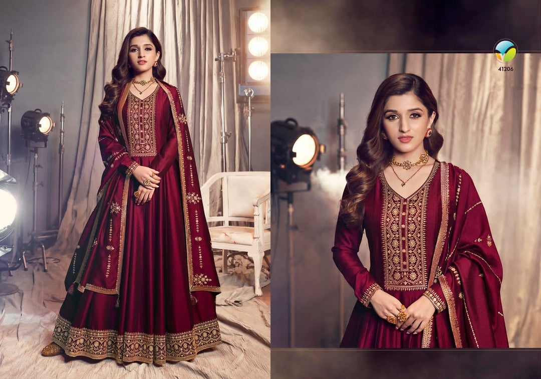 Premium Silk With Sequence Embroidery Work