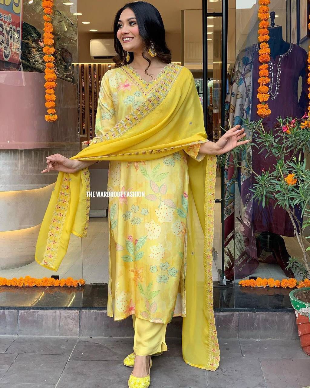 3 Piece Pure Masleen Silk Suit