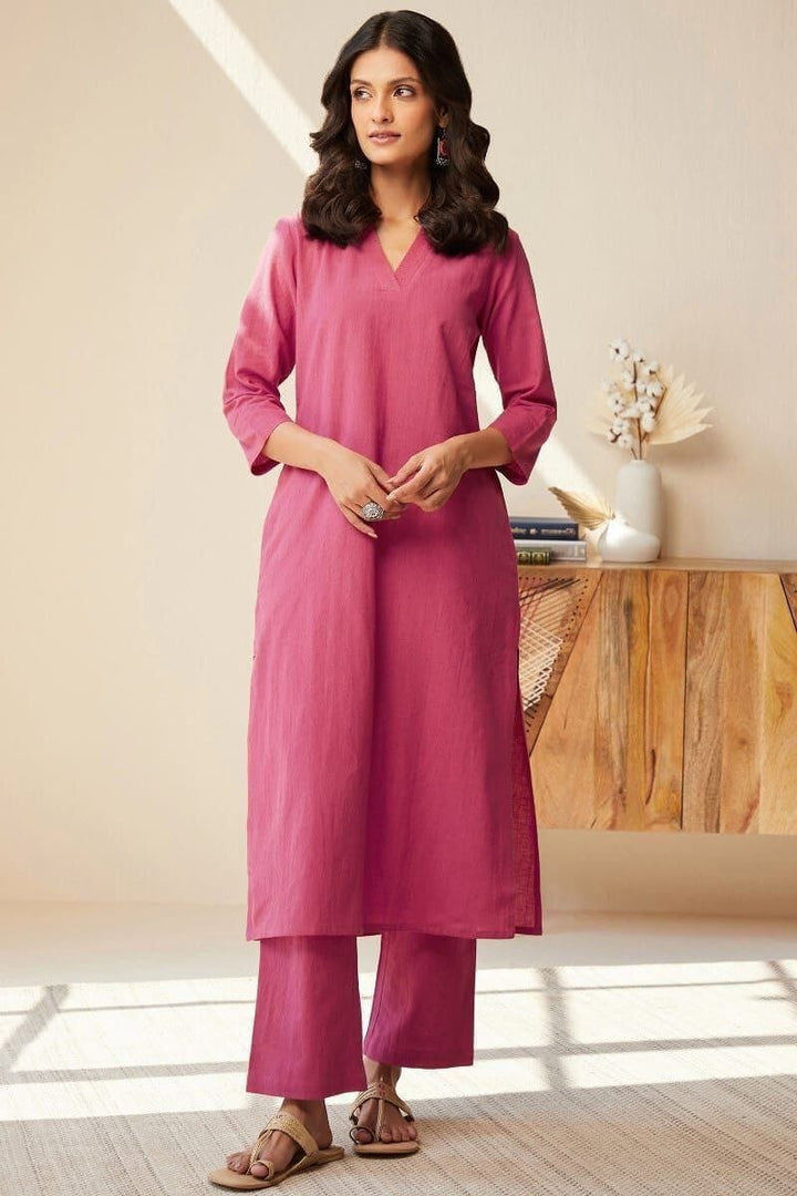 Office Wear Cotton Flex Co ord Set