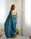 Premium Gold Crush Tissue Silk Ready-to-Wear Saree