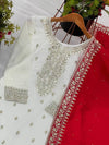 Chinon Silk Top-Bottom and Dupatta Set