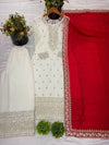 Chinon Silk Top-Bottom and Dupatta Set
