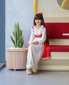 Chanderi Silk Gown for Kids