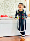 Heavy Faux Georgette Top-Bottom for Kids