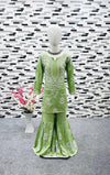 Rayon Embroidered Top & Sharara Set for Kids