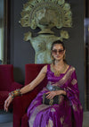 Party Wear Weaving Pure Satin Saree