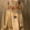 Fancy Roman Silk Sequin Embroidered Cotton Work Suit