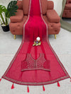 Designer Faux Georgette Saree with Blouse