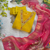 Silk Symphony: A Royal Ensemble of Kurti, Pant, and Dupatta