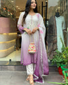 Eternal Elegance: Georgette Kurti Pant Set