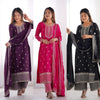 Zari Embroidered with Intricate Sequins Suit