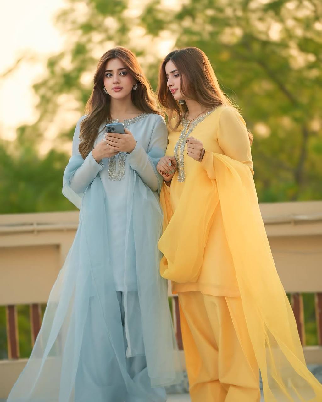 Designer Embroidered Faux Georgette Suit
