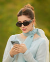 Designer Embroidered Faux Georgette Suit
