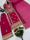 Premium Heavy Faux Georgette Emroidered Suit