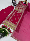 Premium Heavy Faux Georgette Emroidered Suit