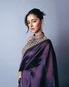 Soft Blooming Tissue Embroidered Saree