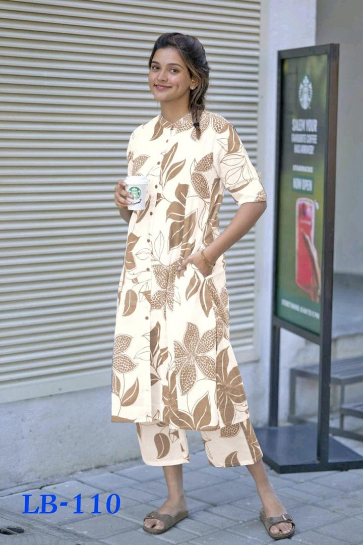 Poly Rayon with Digital Printed Co-Ord Set
