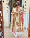 Elegant FusionCotton Sequence Suit Set