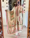 Elegant FusionCotton Sequence Suit Set