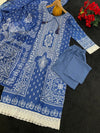 Mirror Muse – Elegant Digital Print Suit Set