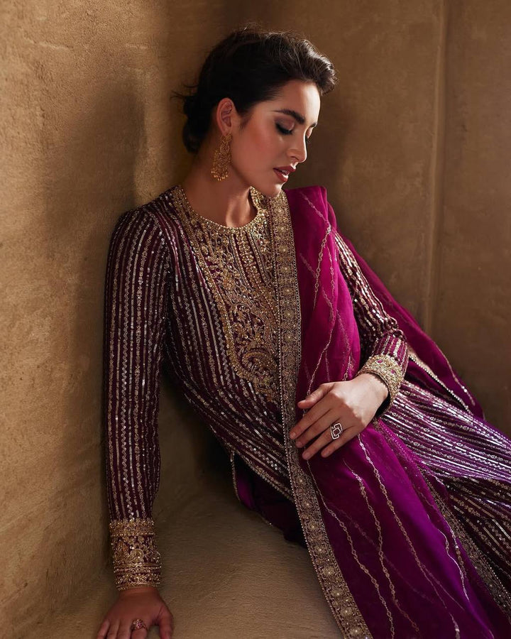 3-Piece Intricate Sequin Embroidered Set
