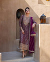 3-Piece Intricate Sequin Embroidered Set