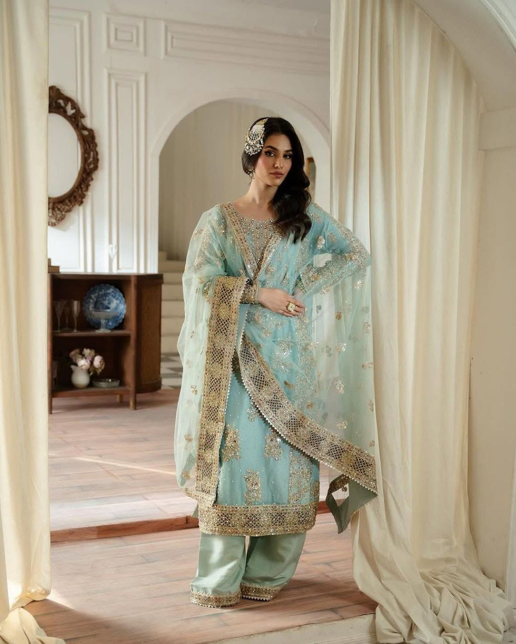 Designer Partywear Sharara Set