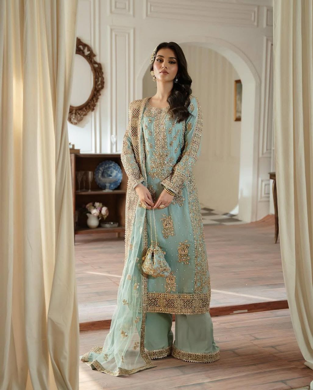 Designer Partywear Sharara Set