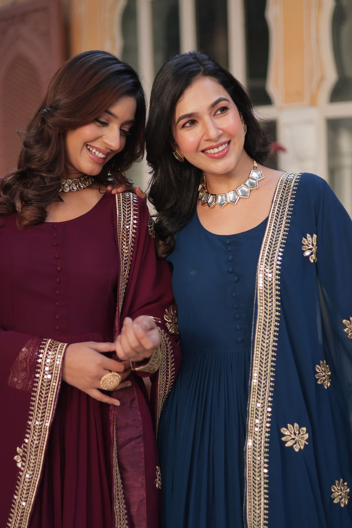 Premium  Readymade Gown and dupatta